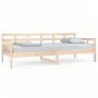 Solid pine wood sofa bed 90x200 cm by vidaXL, Beds and slatted bases - Ref: Foro24-820357, Price: 106,02 €, Discount: %
