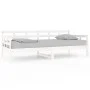 Solid white pine wood sofa bed 90x200 cm by vidaXL, Beds and slatted bases - Ref: Foro24-820358, Price: 127,98 €, Discount: %