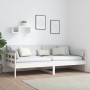 Sofá cama madera maciza de pino blanco 90x200 cm de vidaXL, Camas y somieres - Ref: Foro24-820358, Precio: 129,68 €, Descuent...