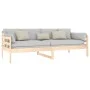 Solid pine wood sofa bed 90x200 cm by vidaXL, Beds and slatted bases - Ref: Foro24-820357, Price: 106,02 €, Discount: %