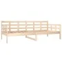 Solid pine wood sofa bed 90x200 cm by vidaXL, Beds and slatted bases - Ref: Foro24-820357, Price: 106,02 €, Discount: %