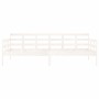Sofá cama madera maciza de pino blanco 90x200 cm de vidaXL, Camas y somieres - Ref: Foro24-820358, Precio: 129,68 €, Descuent...