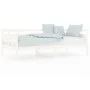 Solid white pine wood sofa bed 90x190 cm by vidaXL, Beds and slatted bases - Ref: Foro24-820308, Price: 112,60 €, Discount: %