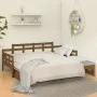 Removable sofa bed solid pine wood honey brown 2x(90x190)cm by vidaXL, Beds and slatted bases - Ref: Foro24-820355, Price: 18...