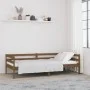Sofá cama de madera maciza de pino marrón miel 90x190 cm de vidaXL, Camas y somieres - Ref: Foro24-814637, Precio: 121,45 €, ...
