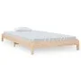 Solid pine wood stackable bed 100x200 cm by vidaXL, Beds and slatted bases - Ref: Foro24-820387, Price: 104,79 €, Discount: %