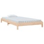 Stapelbares Bett aus massivem Kiefernholz, 100 x 200 cm von vidaXL, Betten und Lattenroste - Ref: Foro24-820387, Preis: 106,4...