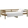 Sofá cama de madera maciza de pino marrón miel 90x190 cm de vidaXL, Camas y somieres - Ref: Foro24-814637, Precio: 121,45 €, ...