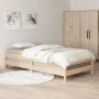Solid pine wood stackable bed 100x200 cm by vidaXL, Beds and slatted bases - Ref: Foro24-820387, Price: 104,79 €, Discount: %