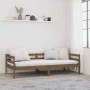 Sofá cama de madera maciza de pino marrón miel 90x190 cm de vidaXL, Camas y somieres - Ref: Foro24-814637, Precio: 121,45 €, ...