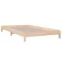 Solid pine wood stackable bed 100x200 cm by vidaXL, Beds and slatted bases - Ref: Foro24-820387, Price: 104,79 €, Discount: %
