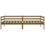 Sofá cama de madera maciza de pino marrón miel 90x190 cm de vidaXL, Camas y somieres - Ref: Foro24-814637, Precio: 121,45 €, ...