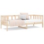 Sofá cama madera maciza de pino 90x190 cm de vidaXL, Camas y somieres - Ref: Foro24-814644, Precio: 108,82 €, Descuento: %