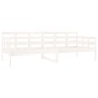 Sofá cama madera maciza de pino blanco 80x200 cm de vidaXL, Camas y somieres - Ref: Foro24-820363, Precio: 121,65 €, Descuent...