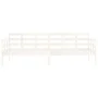 Solid white pine wood sofa bed 80x200 cm by vidaXL, Beds and slatted bases - Ref: Foro24-820363, Price: 98,87 €, Discount: %