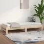 Removable sofa bed solid pine wood 2x(90x190) cm by vidaXL, Beds and slatted bases - Ref: Foro24-820437, Price: 115,08 €, Dis...