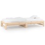 Removable sofa bed solid pine wood 2x(90x190) cm by vidaXL, Beds and slatted bases - Ref: Foro24-820437, Price: 116,64 €, Dis...