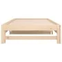 Removable sofa bed solid pine wood 2x(90x190) cm by vidaXL, Beds and slatted bases - Ref: Foro24-820437, Price: 115,08 €, Dis...