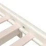 Weißes Stapelbett aus massivem Kiefernholz, 90 x 200 cm von vidaXL, Betten und Lattenroste - Ref: Foro24-820393, Preis: 98,45...