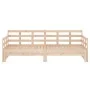 Sofá cama extraíble madera maciza de pino 2x(90x190) cm de vidaXL, Camas y somieres - Ref: Foro24-820382, Precio: 163,28 €, D...