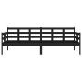 Solid black pine wood sofa bed 80x200 cm by vidaXL, Beds and slatted bases - Ref: Foro24-820366, Price: 122,80 €, Discount: %