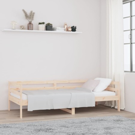 Sofá cama madera maciza de pino 80x200 cm de vidaXL, Camas y somieres - Ref: Foro24-814674, Precio: 123,71 €, Descuento: %