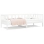 Sofá cama madera maciza de pino blanco 90x190 cm de vidaXL, Camas y somieres - Ref: Foro24-814645, Precio: 118,11 €, Descuent...
