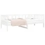 Solid white pine wood sofa bed 90x190 cm by vidaXL, Beds and slatted bases - Ref: Foro24-814645, Price: 116,14 €, Discount: %