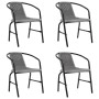 Set comedor de jardín 9 pzas con cojines ratán sintético beige