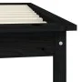 Bettgestell aus massivem schwarzem Kiefernholz, 90 x 200 cm von vidaXL, Betten und Lattenroste - Ref: Foro24-820530, Preis: 6...
