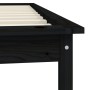 Solid black pine wood bed frame 90x200 cm by vidaXL, Beds and slatted bases - Ref: Foro24-820530, Price: 76,53 €, Discount: %