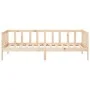 Sofá cama madera maciza de pino 80x200 cm de vidaXL, Camas y somieres - Ref: Foro24-814684, Precio: 117,61 €, Descuento: %