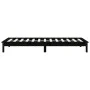 Single bed frame solid black pine wood 90x190 cm by vidaXL, Beds and slatted bases - Ref: Foro24-820575, Price: 95,64 €, Disc...