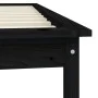 Single bed frame solid black pine wood 90x190 cm by vidaXL, Beds and slatted bases - Ref: Foro24-820575, Price: 95,64 €, Disc...