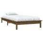 Bettgestell aus massivem Kiefernholz, honigbraun, 75 x 190 cm von vidaXL, Betten und Lattenroste - Ref: Foro24-820569, Preis:...