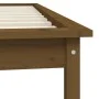 Estructura de cama madera maciza pino marrón miel 75x190 cm de vidaXL, Camas y somieres - Ref: Foro24-820569, Precio: 63,40 €...