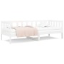 Solid white pine wood sofa bed 80x200 cm by vidaXL, Beds and slatted bases - Ref: Foro24-814685, Price: 152,07 €, Discount: %