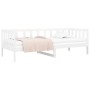 Solid white pine wood sofa bed 80x200 cm by vidaXL, Beds and slatted bases - Ref: Foro24-814685, Price: 152,07 €, Discount: %
