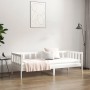 Solid white pine wood sofa bed 80x200 cm by vidaXL, Beds and slatted bases - Ref: Foro24-814685, Price: 152,07 €, Discount: %