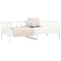 Solid white pine wood sofa bed 80x200 cm by vidaXL, Beds and slatted bases - Ref: Foro24-814685, Price: 152,07 €, Discount: %