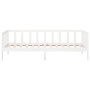 Solid white pine wood sofa bed 80x200 cm by vidaXL, Beds and slatted bases - Ref: Foro24-814685, Price: 152,07 €, Discount: %