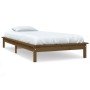 Estructura de cama individual madera pino marrón miel 90x190 cm de vidaXL, Camas y somieres - Ref: Foro24-820574, Precio: 116...
