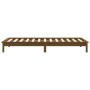 Estructura de cama individual madera pino marrón miel 90x190 cm de vidaXL, Camas y somieres - Ref: Foro24-820574, Precio: 116...