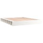 White solid wood bed frame 150x200 cm by vidaXL, Beds and slatted bases - Ref: Foro24-820672, Price: 152,48 €, Discount: %