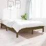 Honey brown solid pine wood bed frame 180x200 cm by vidaXL, Beds and slatted bases - Ref: Foro24-820559, Price: 171,03 €, Dis...