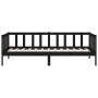 Sofá cama de madera maciza de pino negro 80x200 cm de vidaXL, Camas y somieres - Ref: Foro24-814688, Precio: 123,30 €, Descue...