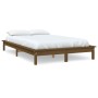 Honigbrauner Bettrahmen aus massivem Kiefernholz, 200 x 200 cm von vidaXL, Betten und Lattenroste - Ref: Foro24-820564, Preis...