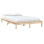 Solid pine wood bed frame 120x200 cm by vidaXL, Beds and slatted bases - Ref: Foro24-820536, Price: 116,35 €, Discount: %