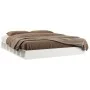 Estructura de cama de madera maciza blanca 200x200 cm de vidaXL, Camas y somieres - Ref: Foro24-820657, Precio: 164,37 €, Des...