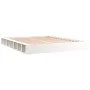 Estructura de cama de madera maciza blanca 200x200 cm de vidaXL, Camas y somieres - Ref: Foro24-820657, Precio: 164,37 €, Des...